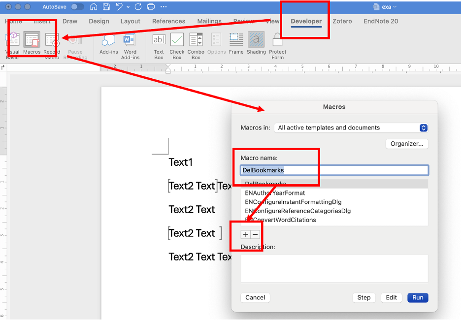 How to Use a Macro to Batch Delete Bookmarks in Word